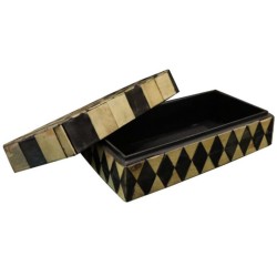 Home Nature Caja Decorativa Mdf Rectangular