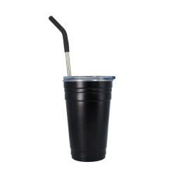 Party Cup Vaso De Acero 20 Oz Negro