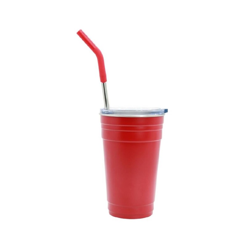 Party Cup Vaso De Acero 20 Oz Rojo