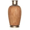 Vasija Metal Wood Luca
