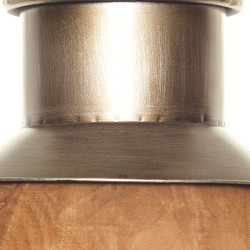 Vasija Metal Wood Luca
