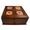 Caja alhajera Viejo Arte mini 4 azulejos - Artesanía