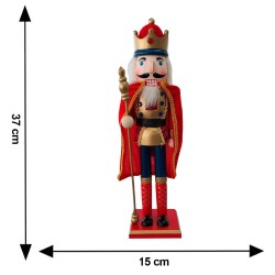 Figura Decorativa Navideña Cascanueces 38 cm Running Decora