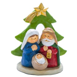 Figura Decorativa Edición Navidad Nacimiento Árbol de Navidad Running Decora
