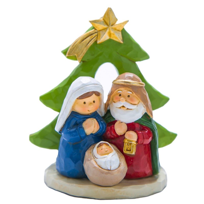 Figura Decorativa Edición Navidad Nacimiento Árbol de Navidad Running Decora