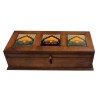 Caja alhajera Viejo Arte 3 azulejos 5 x 5 - Artesanía