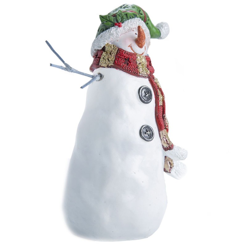 Figura Decorativa Edición Navidad Muñeco de Nieve 18 cm Running Decora