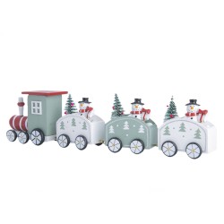 Figura Decorativa Tren Navideño Running Decora