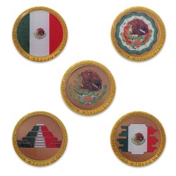 Pin Metálico Banderas de México ¡Colecciónalos Todos!
