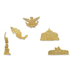 Pin Metálico Troquelado Monumentos Históricos de México ¡Colecciónalos Todos!