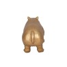 Figura Decorativa Diseño Moderno Hipopótamo Dorado Sagebrook