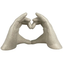 Figura Decorativa Concepts Life Diseño Manos en Forma de Corazón