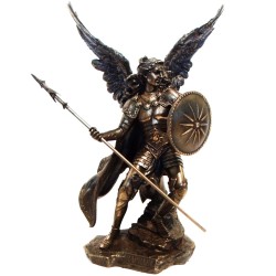 Figura Arcangel Rafael WU74697A4 Bronce