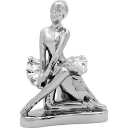 Figura Decorativa Fiorum Diseño Minimalista Bailarina Sentada