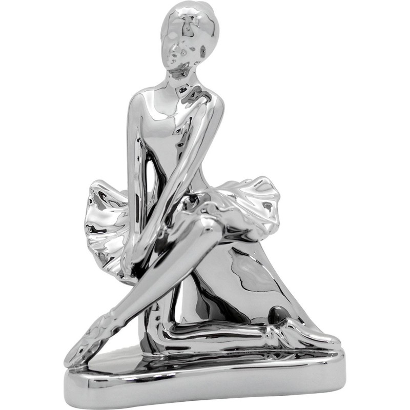 Figura Decorativa Fiorum Diseño Minimalista Bailarina Sentada