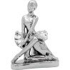 Figura Decorativa Fiorum Diseño Minimalista Bailarina Sentada