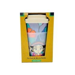 Vaso Cafetero de Bambú Muñecas By Mexico