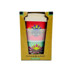 Vaso Cafetero de Bambú Ajolotes By Mexico