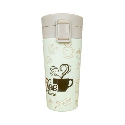 Vaso Térmico Steiner Acero Inoxidable Divertido Diseño Beige 350 ml