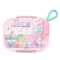 Lonchera Bento con División de Acero Inoxidable Dulces Hot Focus 490SW