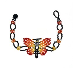 Pulsera Mariposa Chaquira Artesanal