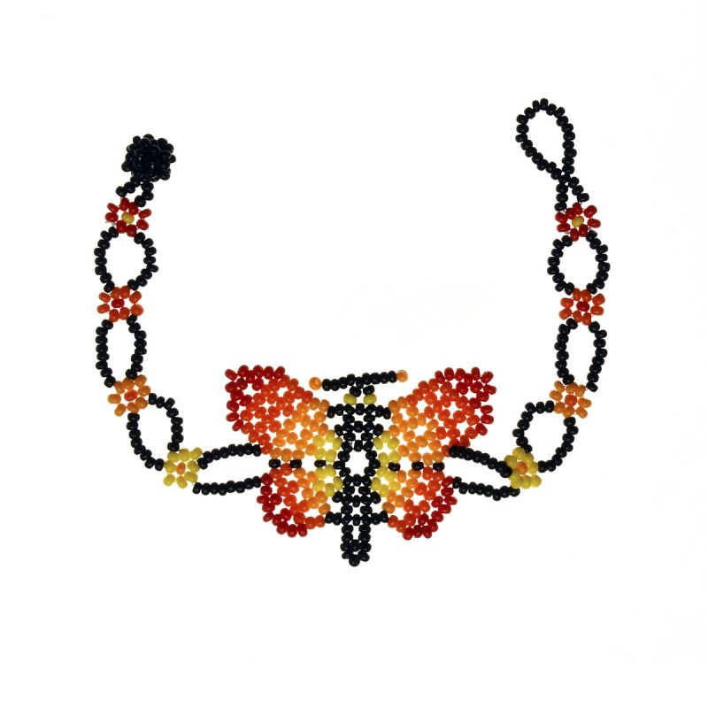 Pulsera Mariposa Chaquira Artesanal