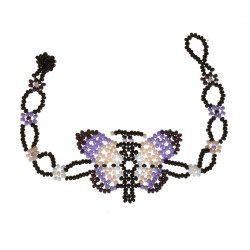 Pulsera Mariposa Chaquira Artesanal