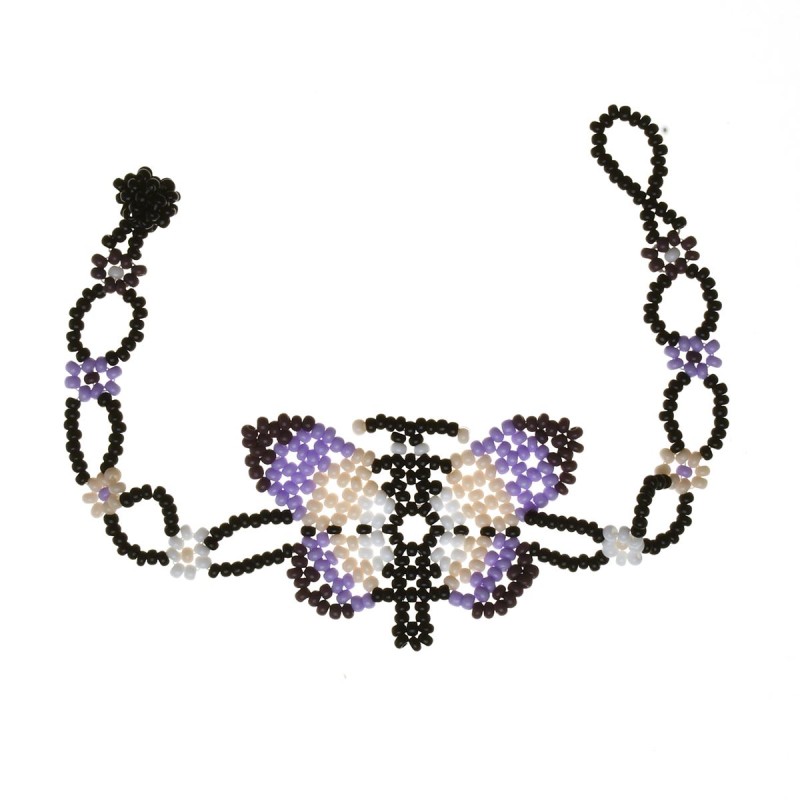 Pulsera Mariposa Chaquira Artesanal
