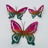 Set Figura Decorativa Artesanal Mariposas