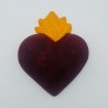 Figura Decorativa Artesanal Corazón Sagrado