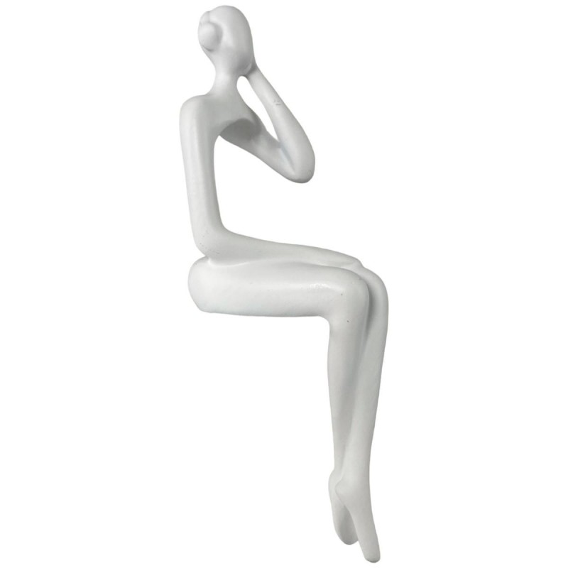 Figura Decorativa Concepts Life Diseño Silueta Humana Blanco Deconstruida
