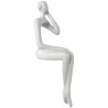 Figura Decorativa Concepts Life Diseño Silueta Humana Blanco Deconstruida