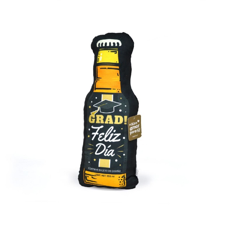 Cojín Decorativo Diseño Botella