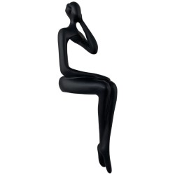 Figura Decorativa Concepts Life Diseño Silueta Humana Negro Deconstruida