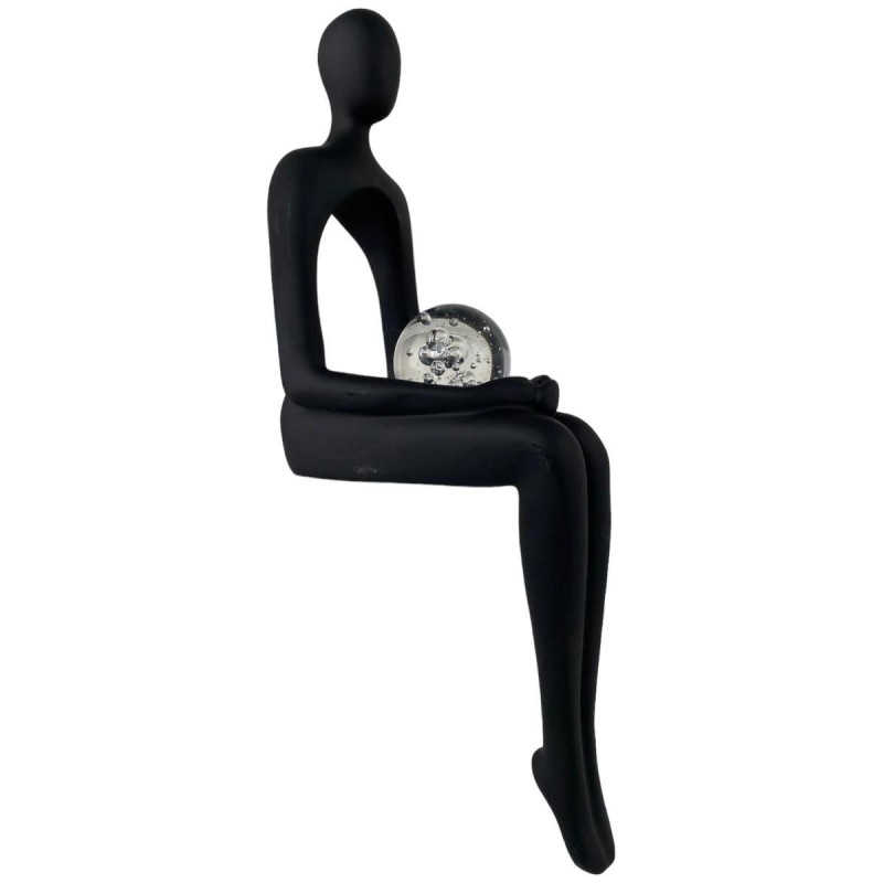 Figura Decorativa Concepts Life Diseño Silueta Negro Deconstruida con Esfera