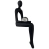 Figura Decorativa Concepts Life Diseño Silueta Negro Deconstruida con Esfera