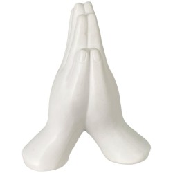 Figura Decorativa Concepts Life Diseño Manos Blancas Orando