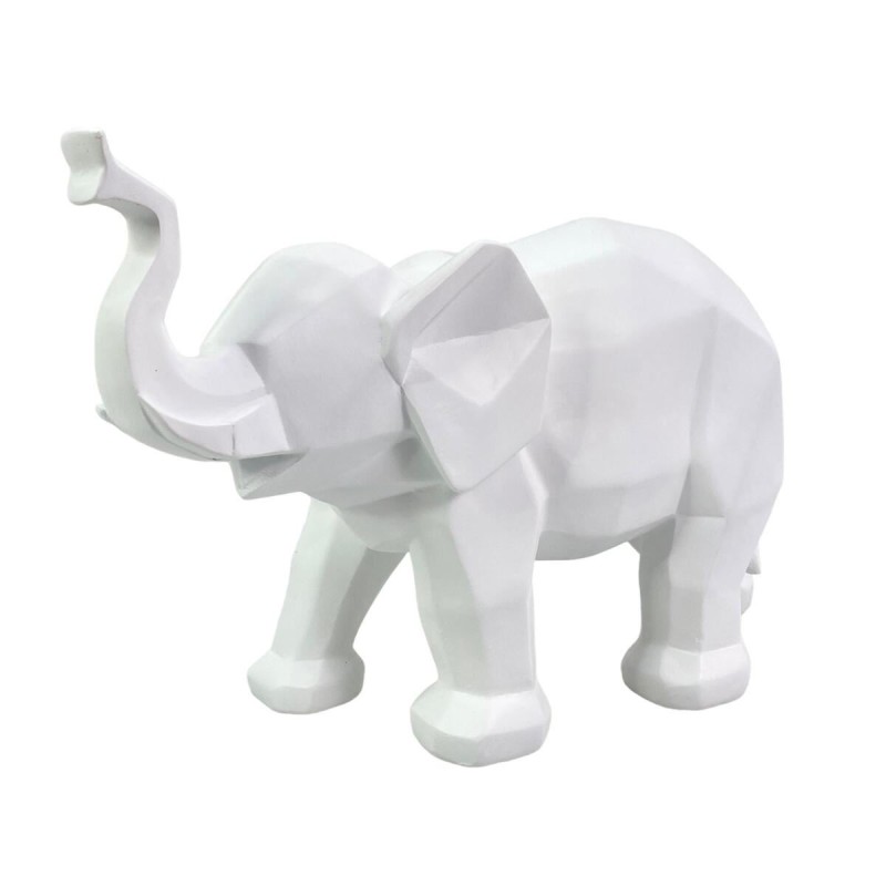 Figura Decorativa Elefante Blanco 28X11X18.5CM