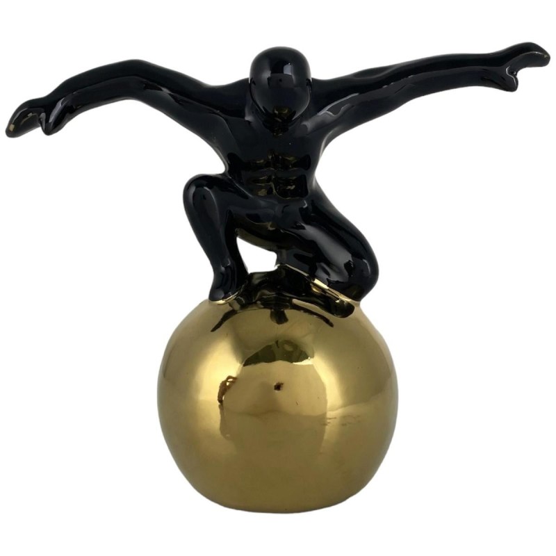 Figura Decorativa Concepts Life Diseño Hombre Sobre Esfera Dorada