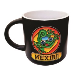 Taza Cerámica Ammy Diseño Artesanal Geco 16oz