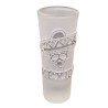 Vaso Tequilero Cristal Diseño Artesanal Grabado Calavera 2oz