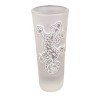 Vaso Tequilero Cristal Diseño Artesanal Grabado Lagartija 2oz