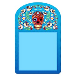 Bloc de Notas con Imán Blue Line Diseño Tradiciones Mexicanas