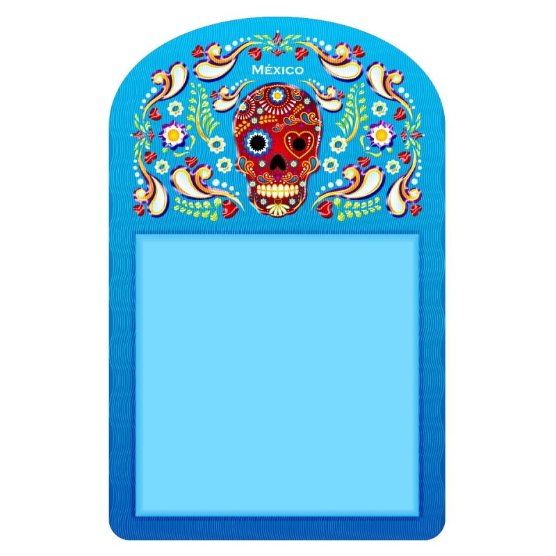 Bloc de Notas con Imán Blue Line Diseño Tradiciones Mexicanas