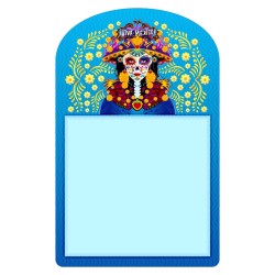 Bloc de Notas con Imán Blue Line Diseño Tradiciones Mexicanas