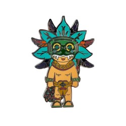 Pin Metálico Prehispánico Ikal By Mexico