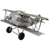 Figura Decorativa Avión Halberts Alemán Gris