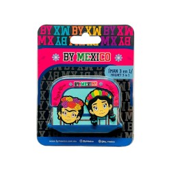 Set Figuras Imán 3 en 1 Muñecas By Mexico