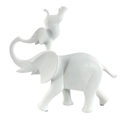 Figura decorativa Elefantes Jugando 25X9X23.5CM