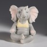 Figura Decorativa Yoga Elefante Posición de Loto